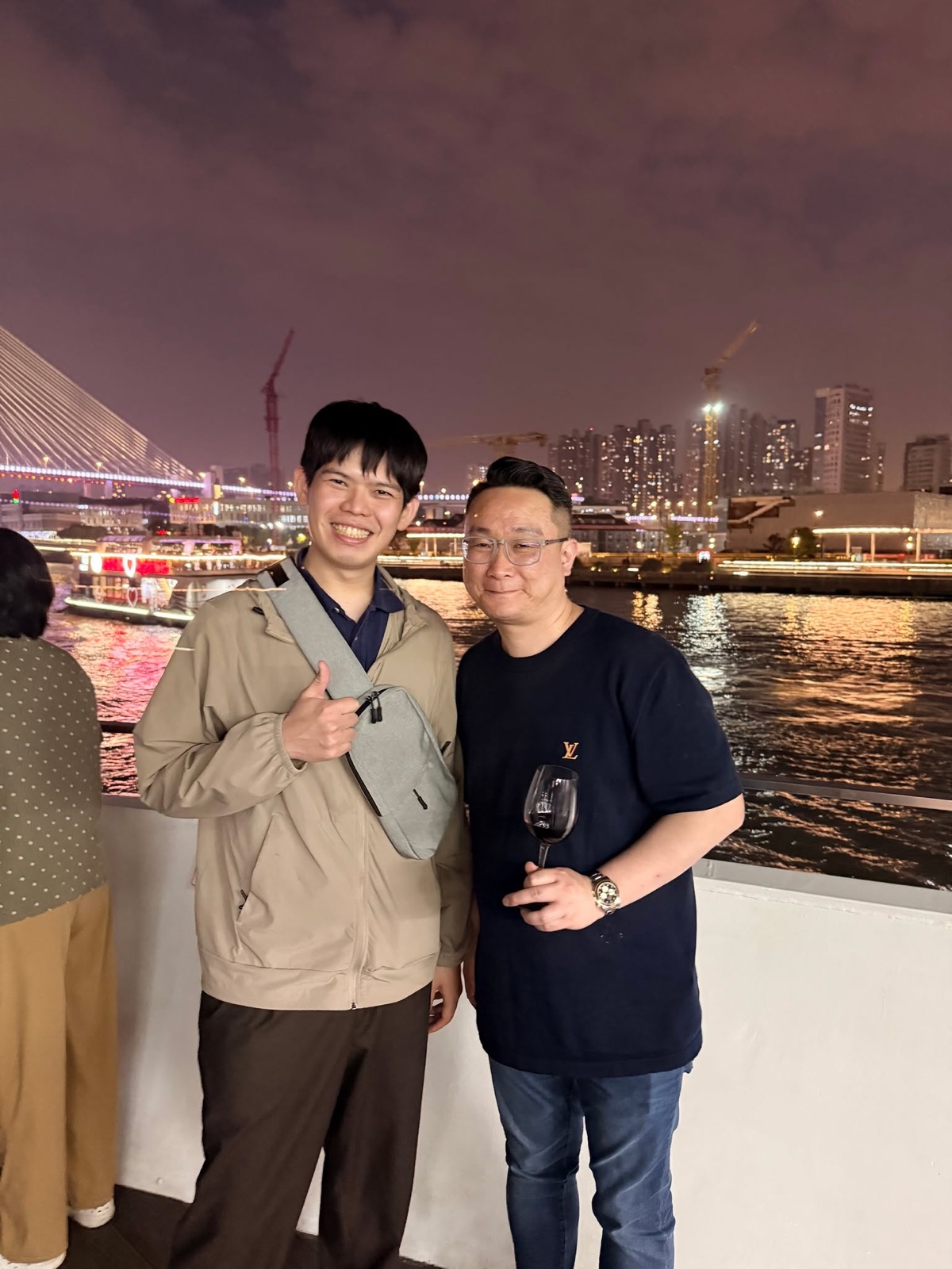 與聯揚柯董合影